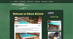 Desktop Screenshot of edisonbilliardandcycle.com