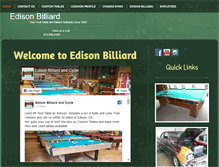 Tablet Screenshot of edisonbilliardandcycle.com